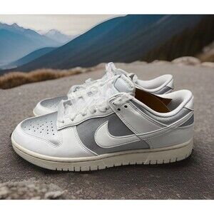 Nike Women Dunk Low Next Nature Met Platinum-Summit White IB7311-001 Sz 11 NEW